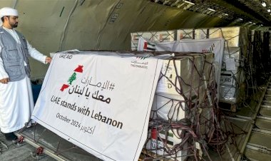 الإمارات معك يا لبنان.. أبوظبي ترسل 200 طن من المساعدات الإغاثية لدعم بيروت