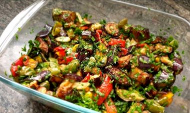 طريقة سلطة الباذنجان الشهية بخطوات بسيطة وطعم لا يُقاوم