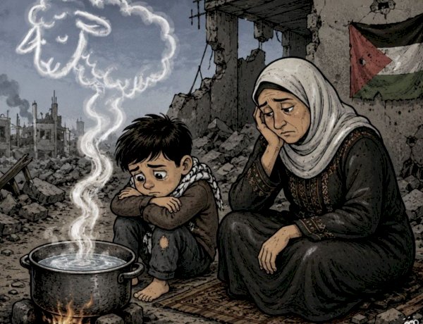 كاريكاتير  العرب مباشر.. أضحية من بخار يرصد معاناة أهالي غزة في عيد الأضحى