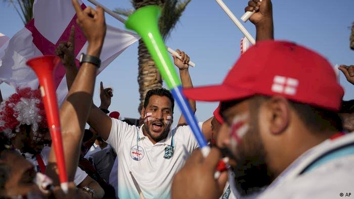 قرية المشجعين في قطر.. رغبة في الرحيل وتجهيزات غير كافية :BBC