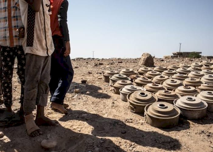 الألغام الأرضية تكشف نهج الحوثيين الوحشي لاستهداف النساء والأطفال