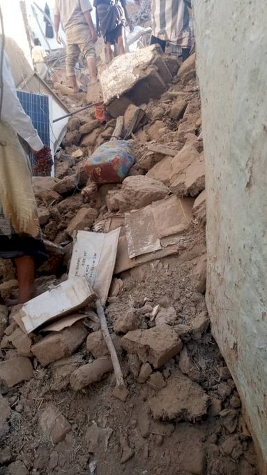 عقب وفاة أكثر من 20 شخصًا.. وسم تفجير المنازل إرهاب حوثي يتصدر السوشيال ميديا