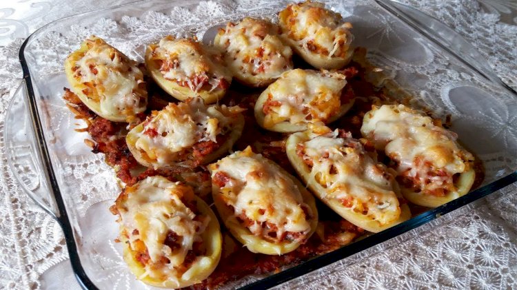 بطاطس محشوة بالجبنة واللحم المفروم.. وصفة منزلية سهلة بطعم المطاعم