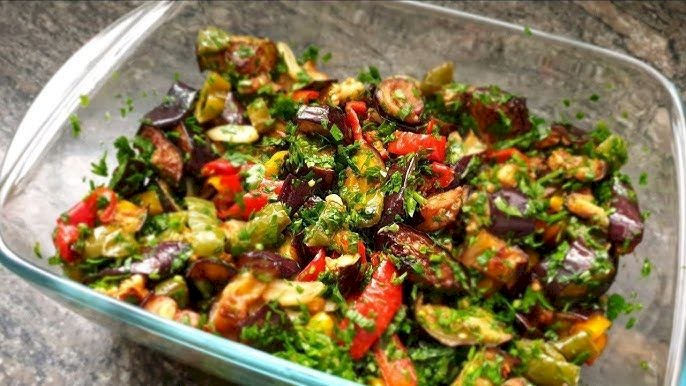 طريقة سلطة الباذنجان الشهية بخطوات بسيطة وطعم لا يُقاوم